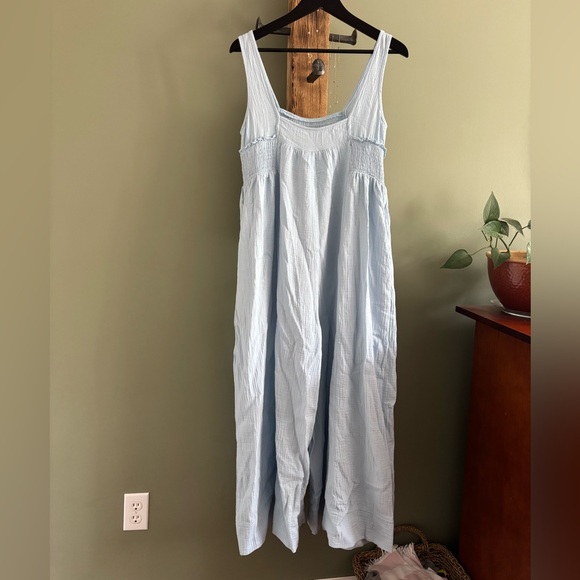 SHEIN Pants - 181.) NWOT / SHEIN / Very Wide Leg / Light Blue / Jumpsuit